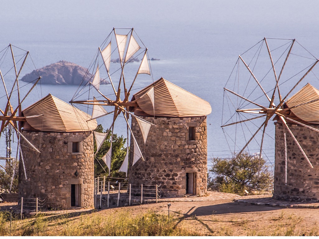Three Windmills on Patmos