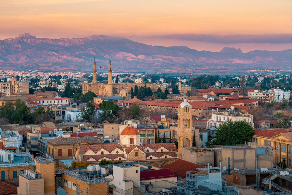 View of Nicosia's old town