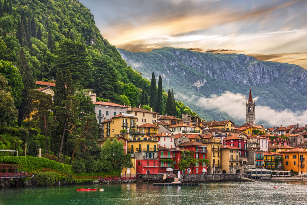 Lake Como, Varenna town, Italy