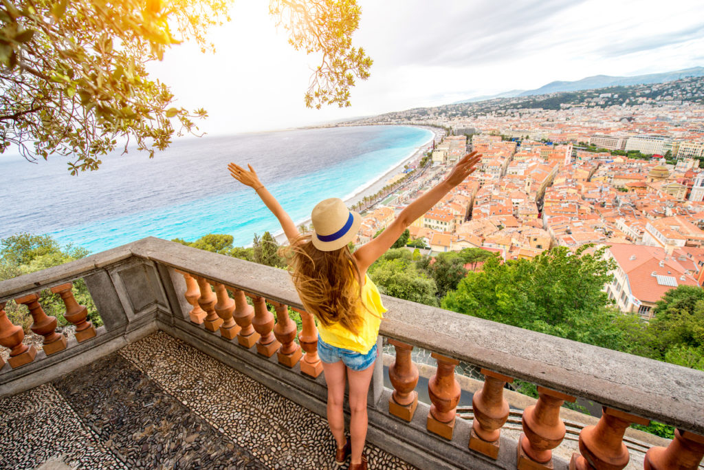 Overlooking Nice, France