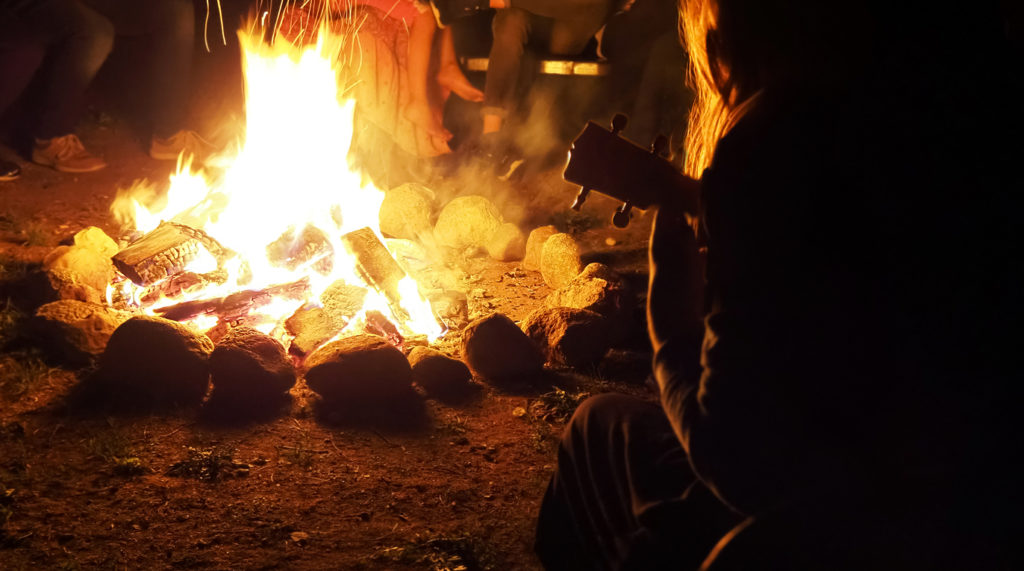 Fireside storytelling