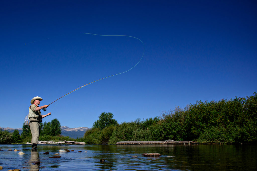 Fly fishing in Montana