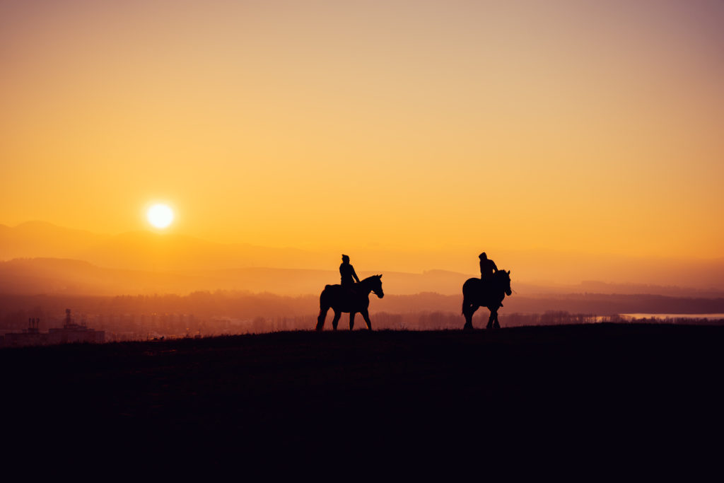 Riders on horseback