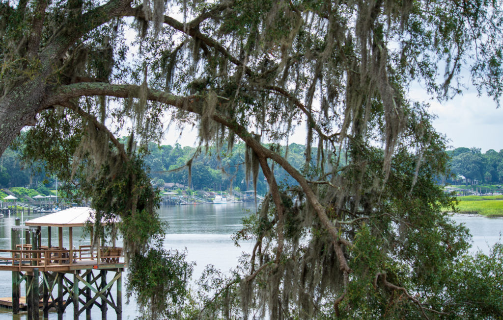 The waterway in Bluffton