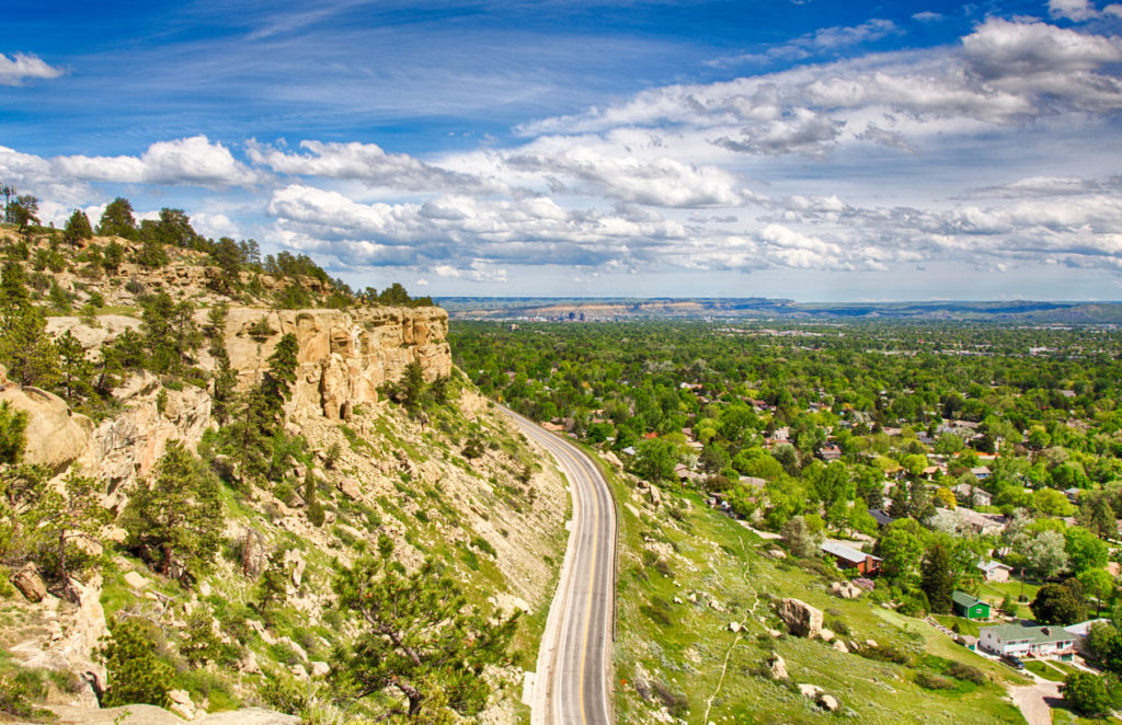 Zimmerman trail at the West end of Billings