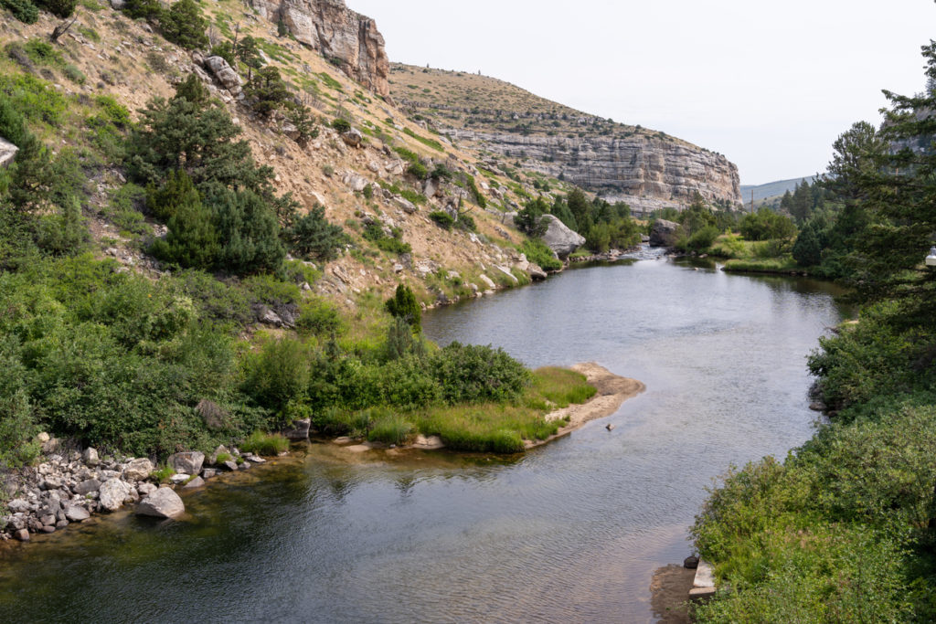 Popo Agie River in the Sinks Canyon State Park