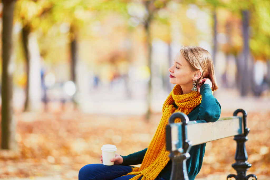 Relaxing in Paris in Autumn