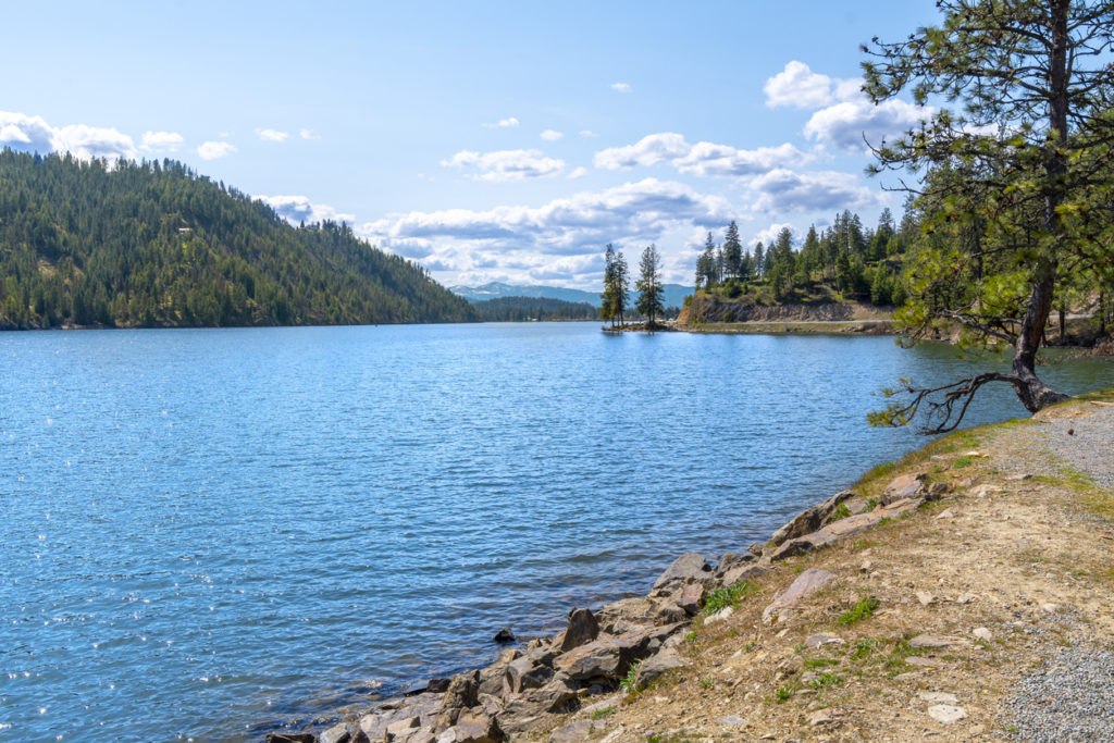 Small Fernan Lake in Coeur d'Alene