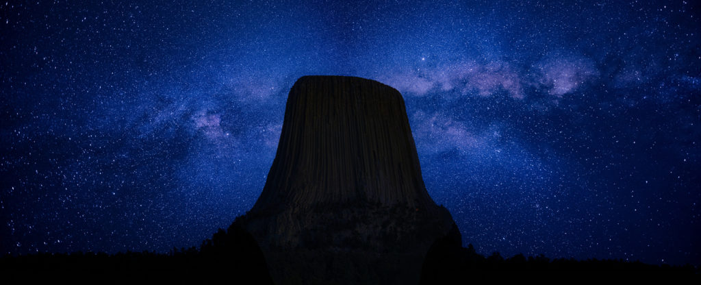 Stargazing at Devils Tower