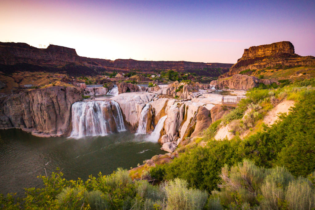 View of the Shoshore Falls, Idaho