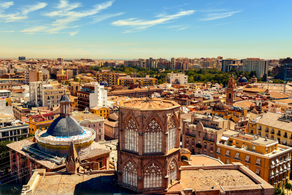 Old town of Valencia, Spain