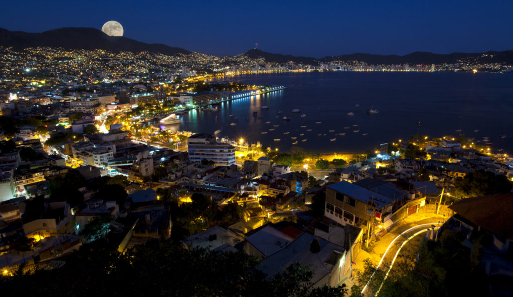 Acapulco at night