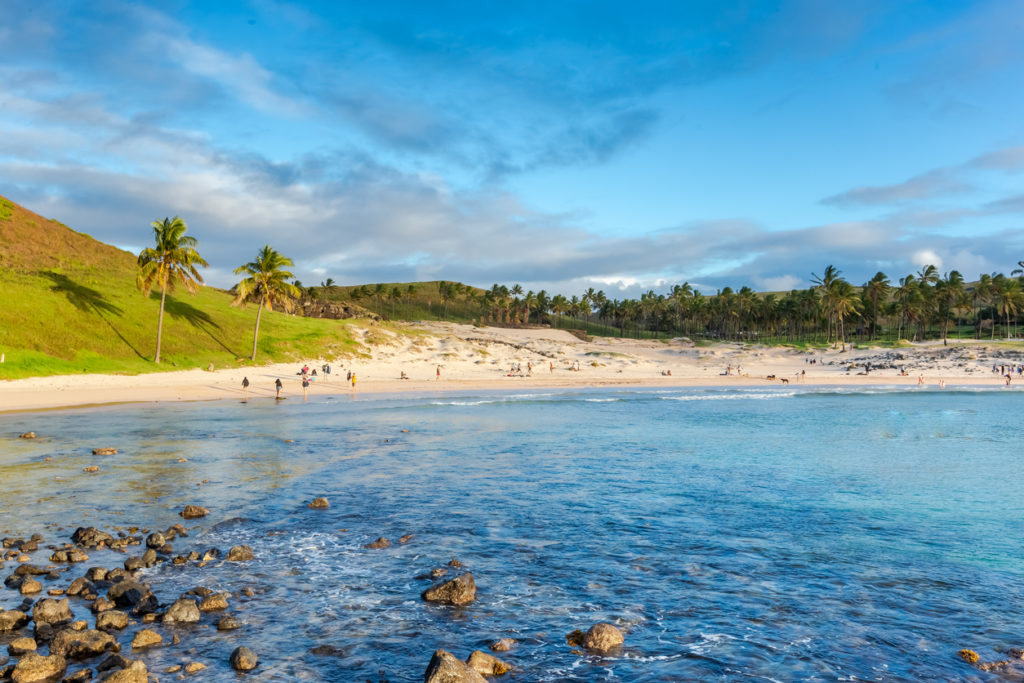 Anakena beach view