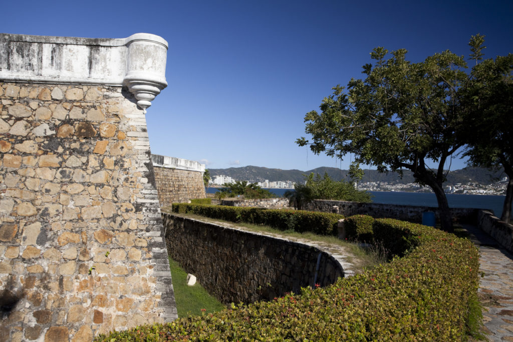 The walls of fort San Diego