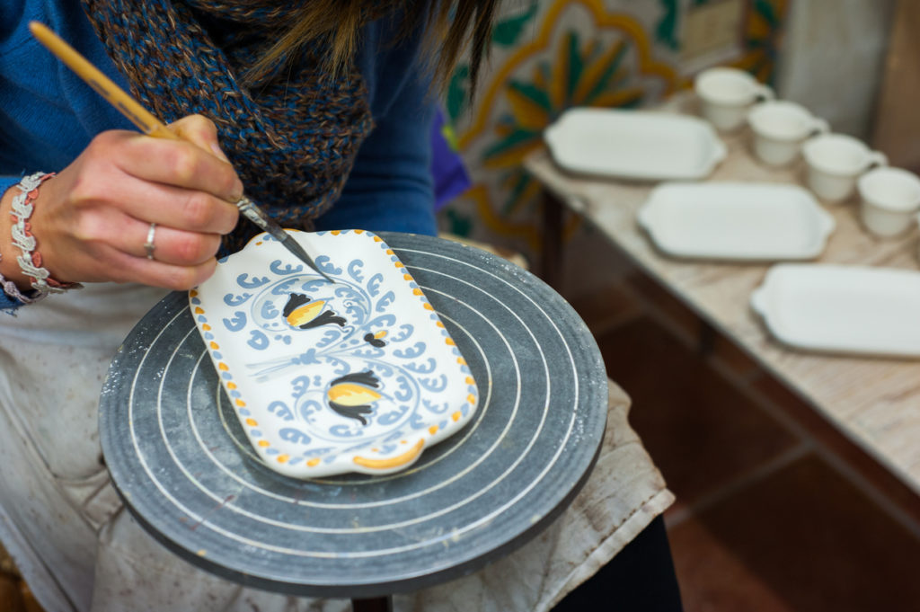 Pottery in Caltagirone