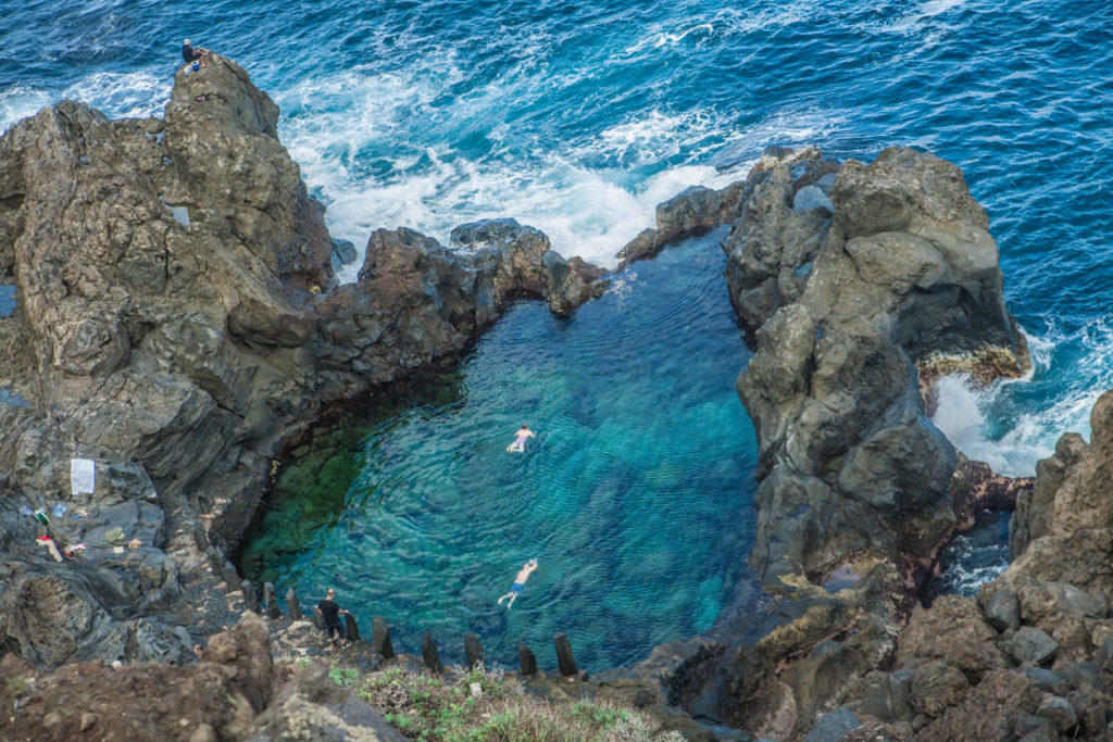 The natural pools of Tenerife