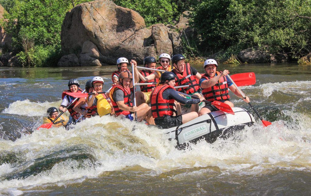 White water rafting on Pacuare River