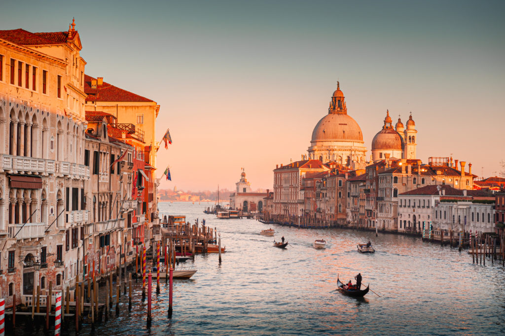 The Grand Canal in Venice