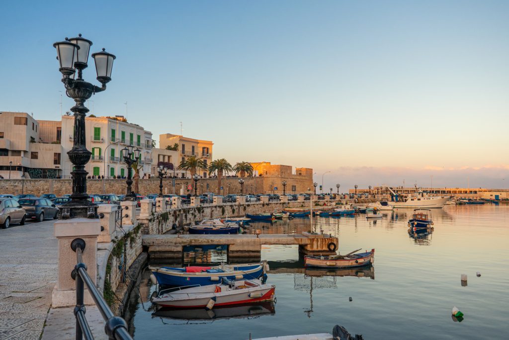 Bari at sunset