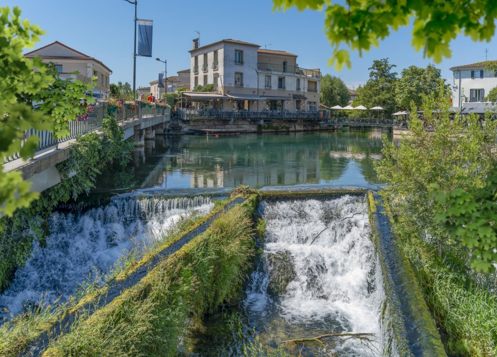 L'Isle-sur-la-Sorgue, a town and commune on the Sorgue river