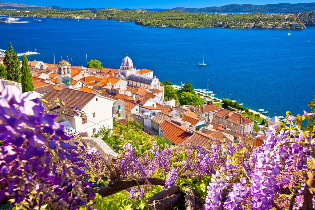 Sibenik waterfront and st. James cathedral